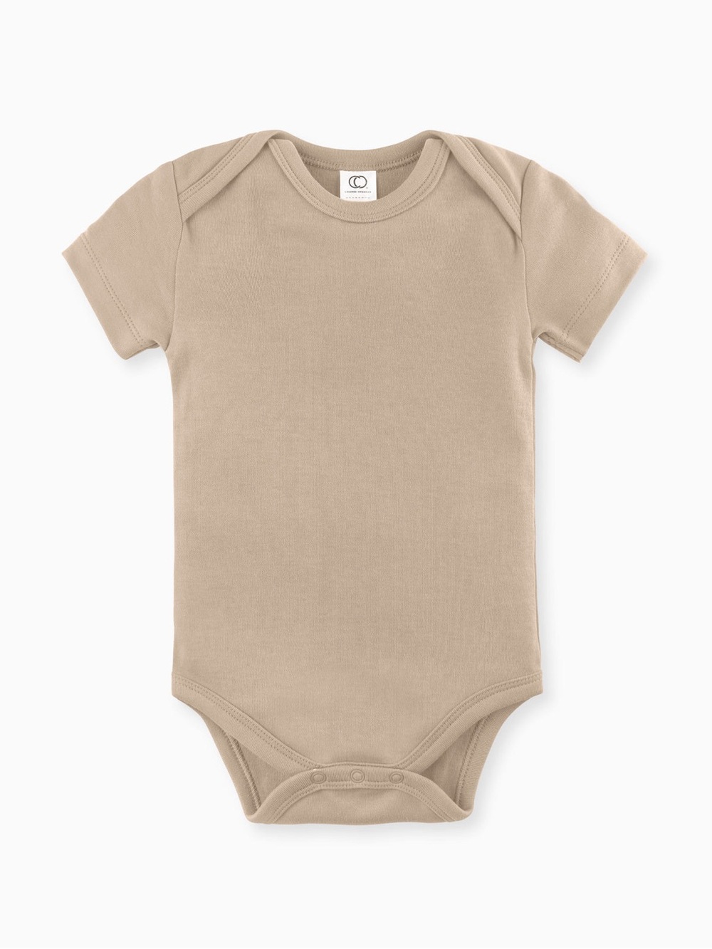 NWT Colored Organics Short-Sleeve One-Piece 12-18M in Clay
